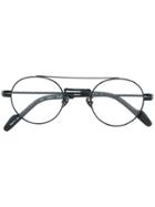 Yohji Yamamoto Aviator-style Glasses - Black