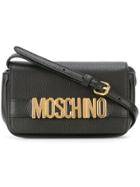 Moschino Logo Crossbody Bag - Black