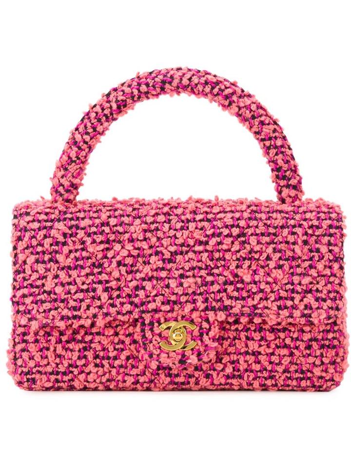 Chanel Vintage Tweed Tote