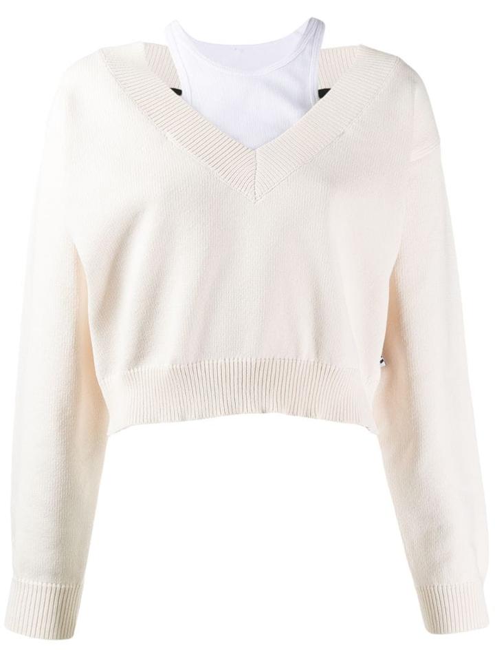 T By Alexander Wang Tank Top Jumper - White