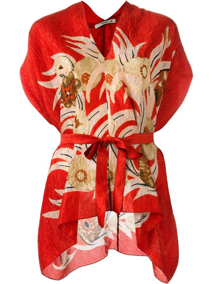 Etro Tied Printed Tunic