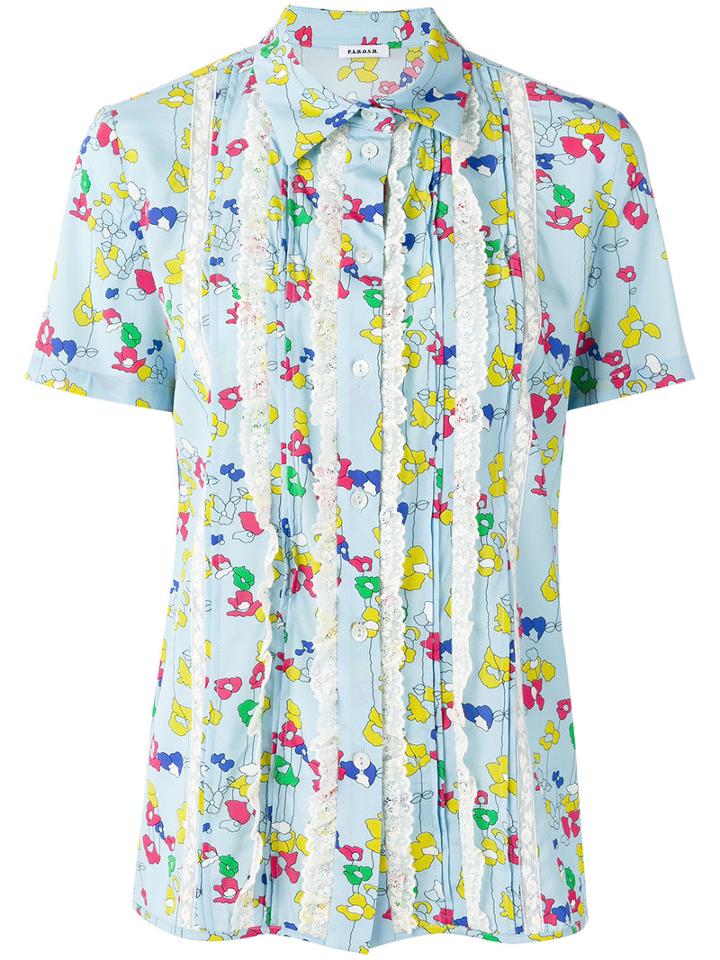 P.a.r.o.s.h. Sabrina Shirt, Women's, Size: Xs, Silk/spandex/elastane