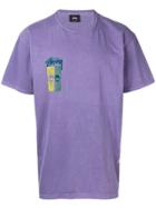 Stussy Rear Print T-shirt - Purple