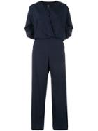 Zero + Maria Cornejo Wrapped Front Jumpsuit - Blue