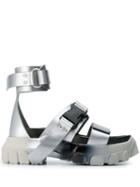 Rick Owens Larry Ankle-strap Sandals - Silver