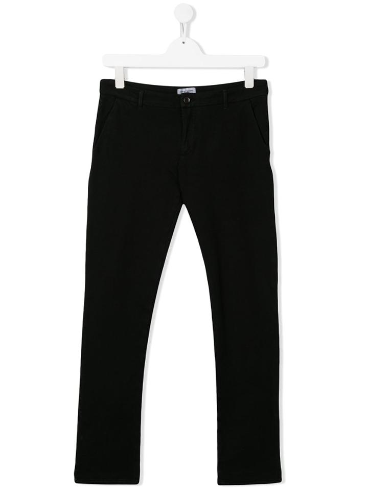 Paolo Pecora Kids Colour Block Trousers - Black