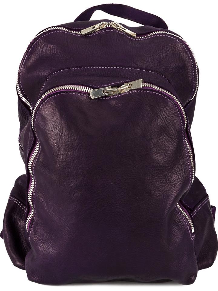 Guidi Multi-functional Backpack - Pink & Purple