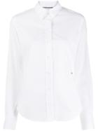 Calvin Klein Embroidered Logo Shirt - White