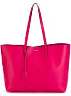 Saint Laurent Classic Shopper Tote, Women's, Pink/purple, Leather