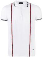 Dsquared2 - Plaid-trimmed Polo Shirt - Men - Cotton - S, White, Cotton