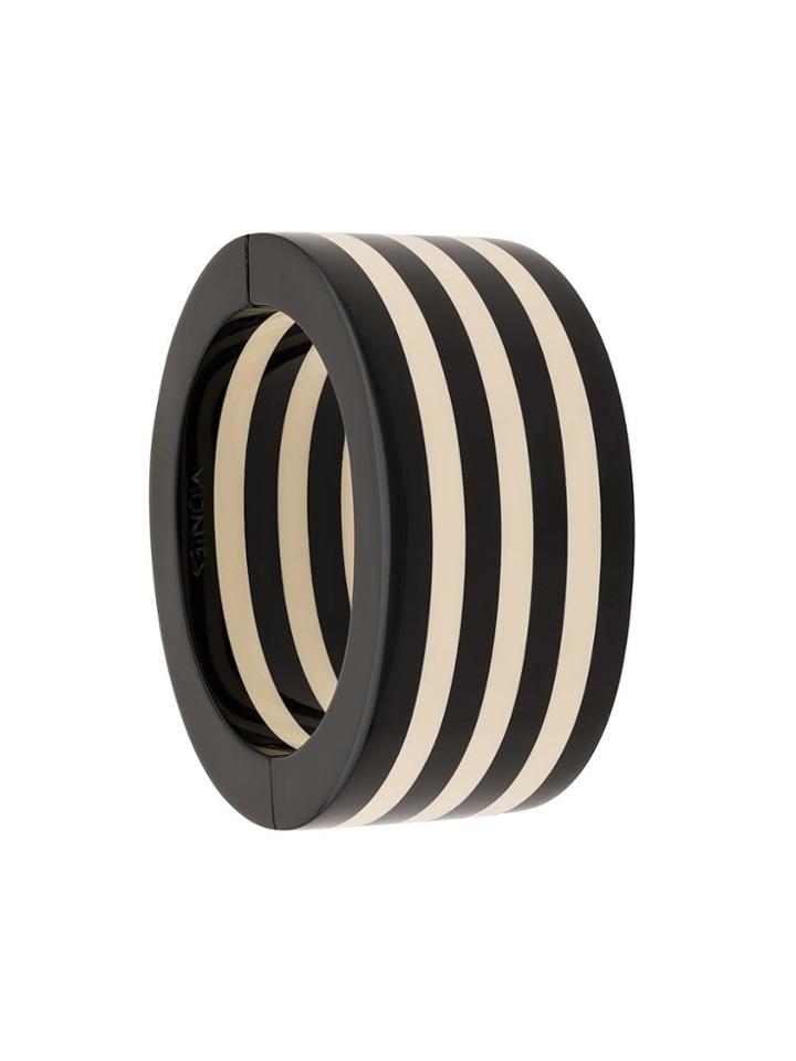 Monies Striped Bracelet - Black