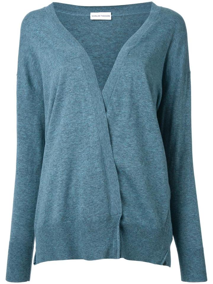 Scanlan Theodore Melange Cardigan, Women's, Size: S/m, Green, Cotton