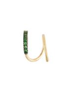 Maria Black 'bela Vert' Twirl Tsavorite Earring, Women's, Green