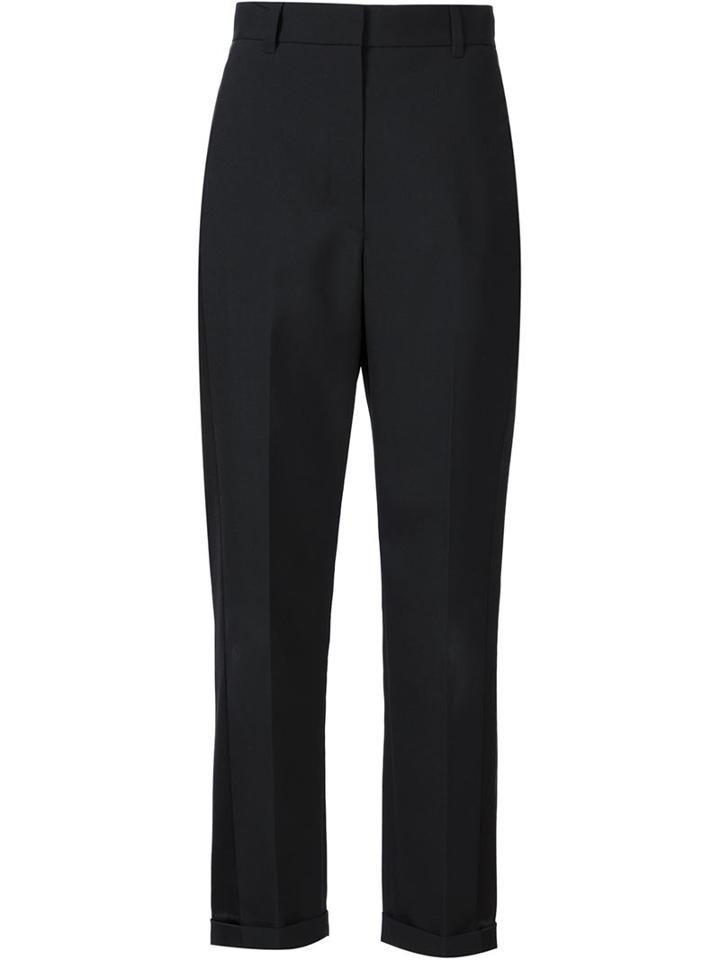 Vera Wang Stripe Appliqué Trousers