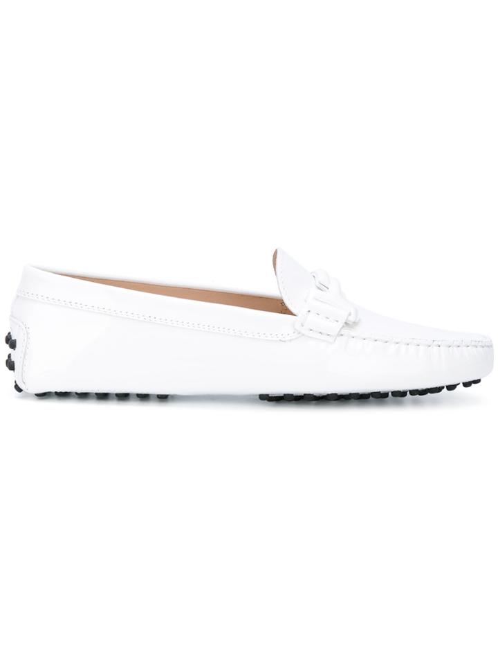 Tod's Classic Loafers - White