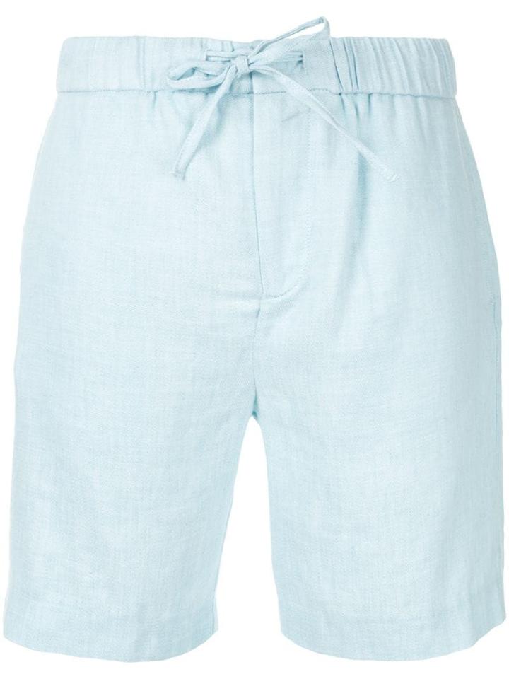 Frescobol Carioca Faded Denim Shorts - Blue