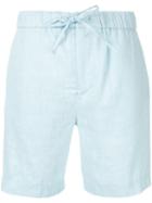 Frescobol Carioca Faded Denim Shorts - Blue