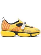 Prada Yellow Cloudbust Nylon Sneakers - Yellow & Orange