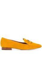 Tory Burch Logo Plaque Loafers - Yellow