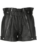Rta Zipped Louie Shorts - Black