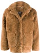 Liu Jo Faux Fur Jacket - Brown