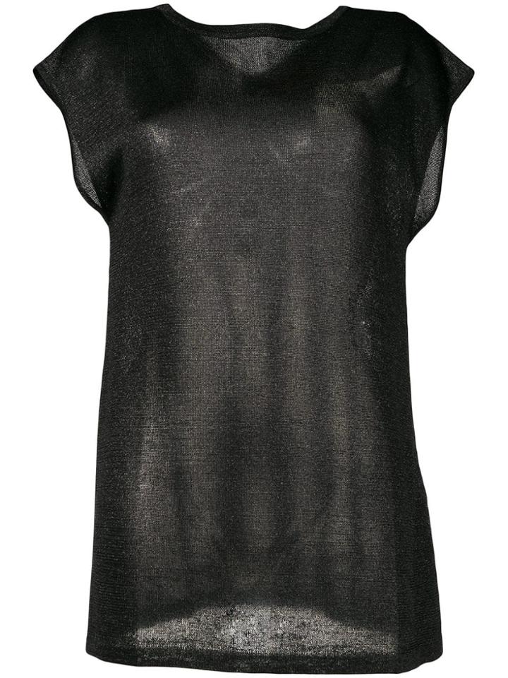 Missoni Short Sleeve Top - Black