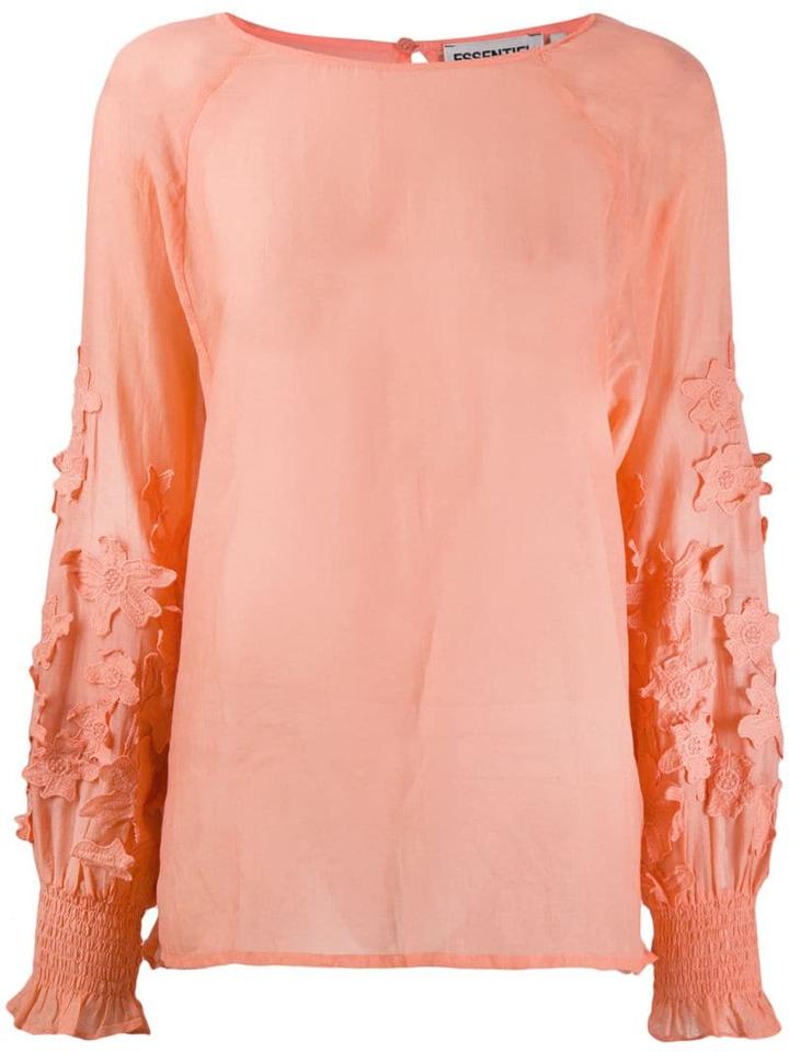 Essentiel Antwerp Lightweight Floral Blouse - Orange