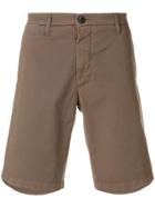 Eleventy Cargo Fitted Shorts - Brown