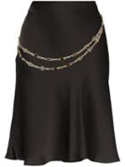 Paco Rabanne Chain Belt Short Skirt - Black
