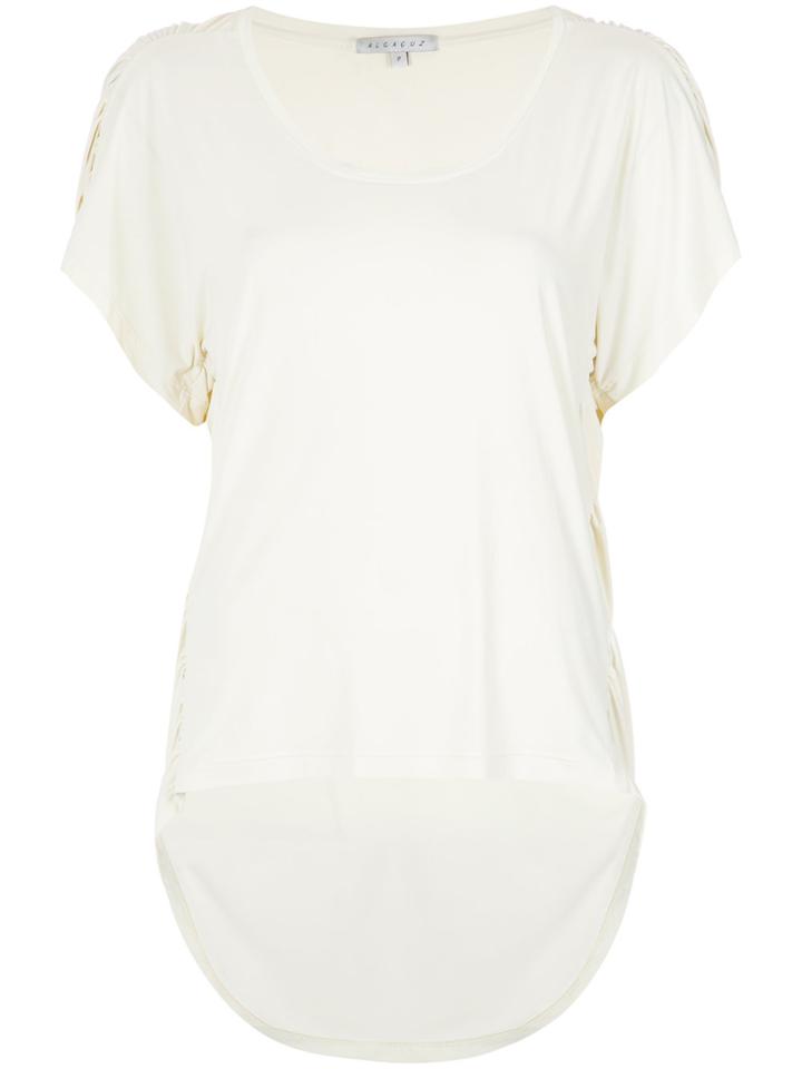 Alcaçuz Draped Blouse - White