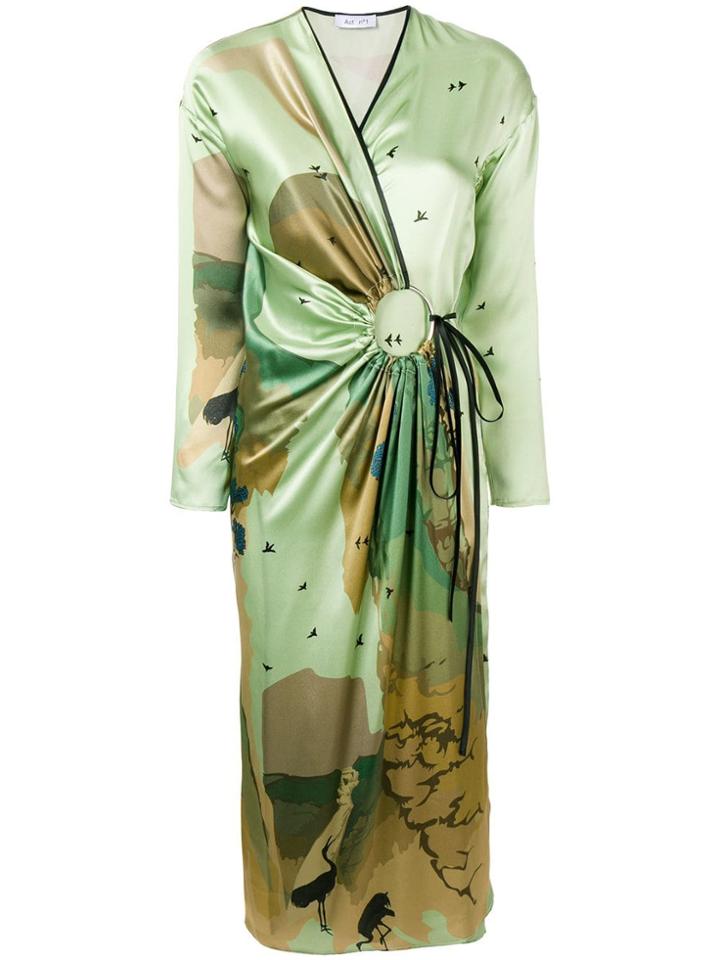 Act N&deg;1 Midi Wrap Dress - Green