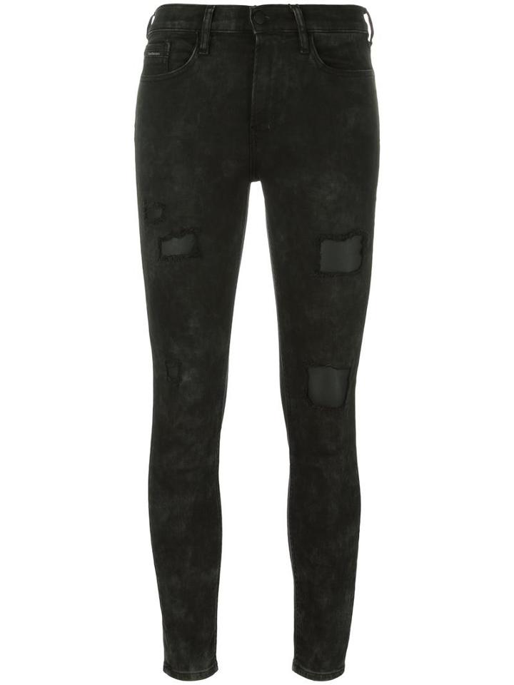 Calvin Klein Jeans Classic Sweatpants, Women's, Size: 26, Black, Cotton/spandex/elastane