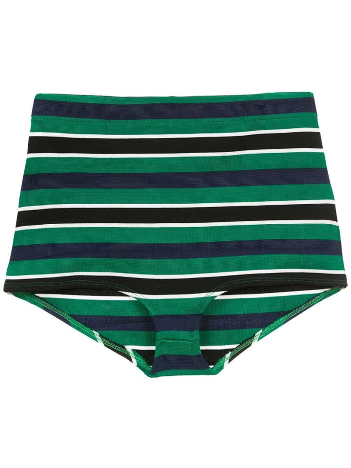 Nk Striped Hot Pants - Green