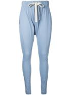 Bassike - Slouchy Trousers - Women - Cotton - M, Blue, Cotton