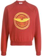 Phipps Printed Logo Sweater - Red
