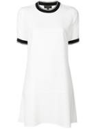 Rag & Bone Thatch Contrast Trim Dress - White