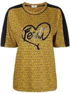 Fendi Short-sleeve Printed T-shirt - Yellow & Orange