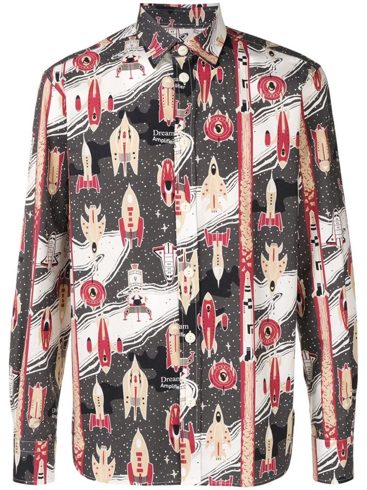 Maison Kitsuné Maison Kitsuné Bm00410bt1302 Multicolor Print Natural