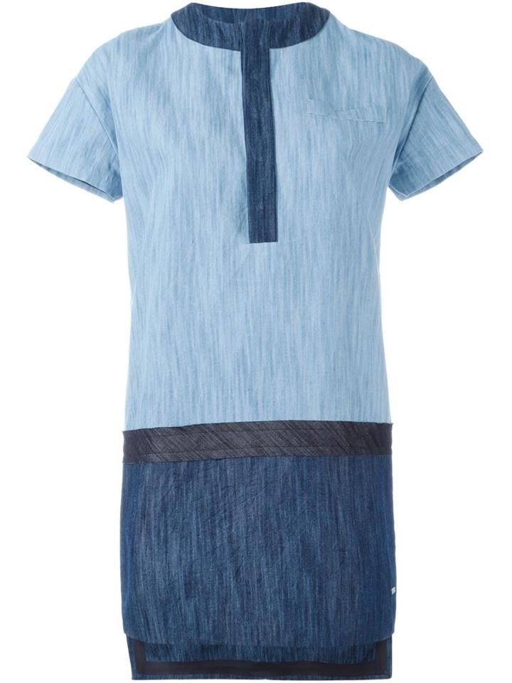 Dsquared2 'liza' Panelled Denim Dress