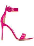 Gianvito Rossi Patent Sandals - Pink