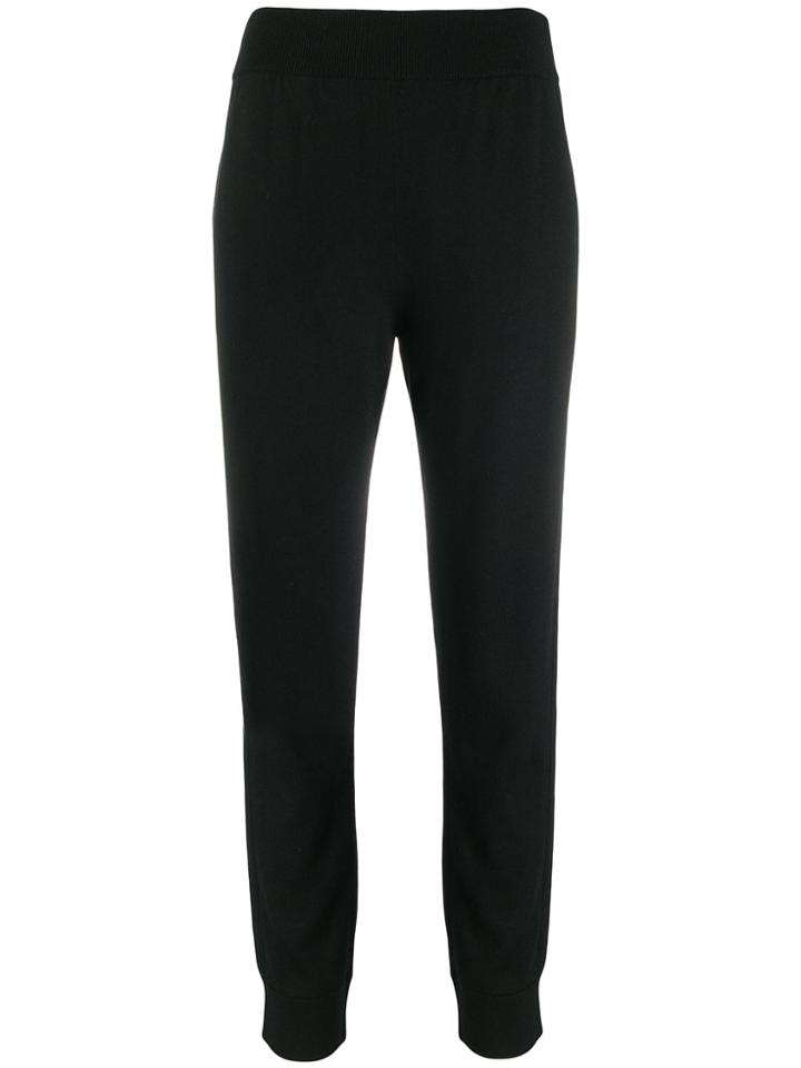 Hermès Pre-owned Tapered Lounge Trousers - Black