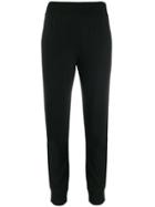 Hermès Pre-owned Tapered Lounge Trousers - Black