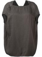 Rick Owens 'dagger Floating' Top, Women's, Size: 42, Grey, Silk/viscose