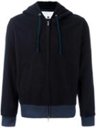 Ganryu Comme Des Garcons Hooded Lightweight Jacket, Men's, Size: Small, Blue, Cotton/polyurethane/cupro/wool
