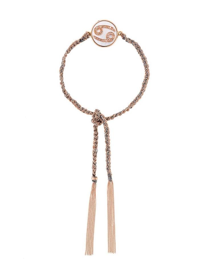 Carolina Bucci Cancer Lucky Zodiac Bracelet, Women's, Pink/purple