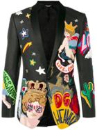 Dolce & Gabbana Patch Blazer - Black