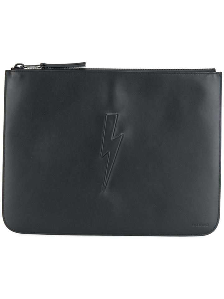 Neil Barrett Lightning Bolt Clutch - Unavailable