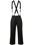 Y-3 - Trousers With Braces - Men - Cotton - S, Black, Cotton