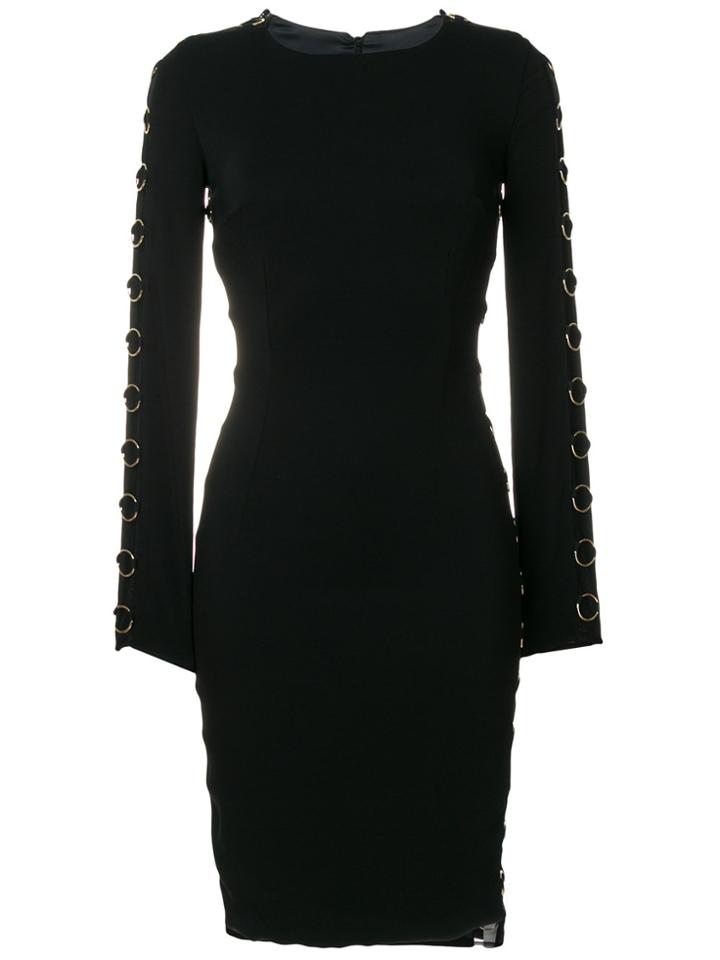 Murmur Ring Detail Dress - Black