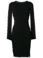 Murmur Ring Detail Dress - Black